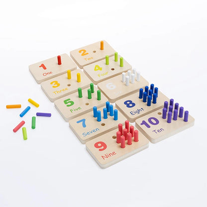 Match &amp; Count Peg Boards - Best Early Learning Toys for Ages 3 to 5 - US 6553