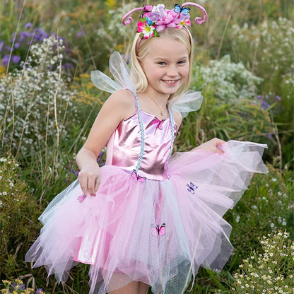 Woodland Butterfly Dress &amp; Headband - Size 5-6 - Best for Ages 3 to 4 - US 0241