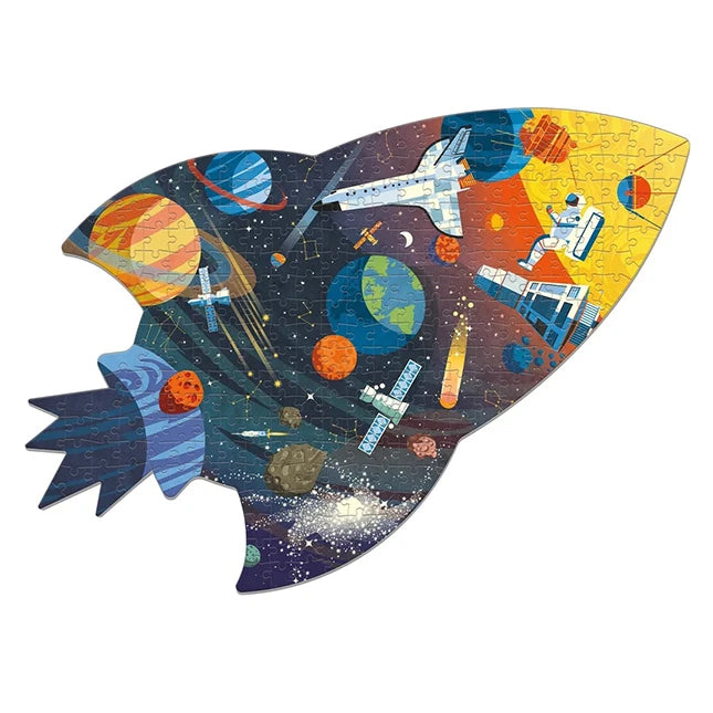 300 Piece Shaped Scene Puzzle - Outer Space - Best Puzzles for Babies - US 3959
