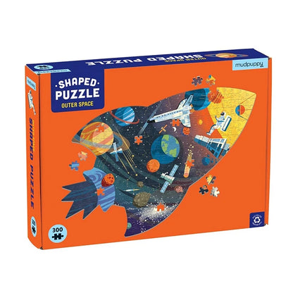 300 Piece Shaped Scene Puzzle - Outer Space - Best Puzzles for Babies - US 3959