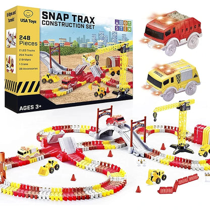 Snap Trax Construction Set - Best for Ages 3 to 8 - US 1506