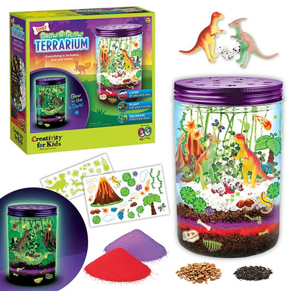 Grow N Glow Terrarium Dinosaur - Best for Ages 6 to 12 - US 2054