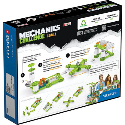 Geomag Mechanics Challenge RE Goal - 96 Pieces - Best for Ages 7 to 12 - US 6924