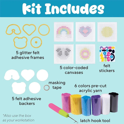 Make Your Own Latch N Patch Fuzzy Stickers - Best for Ages 7 to 12 - US 6146