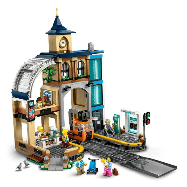 LEGO City - Central Train Station - Best for Ages 7 to 11 - US 3555