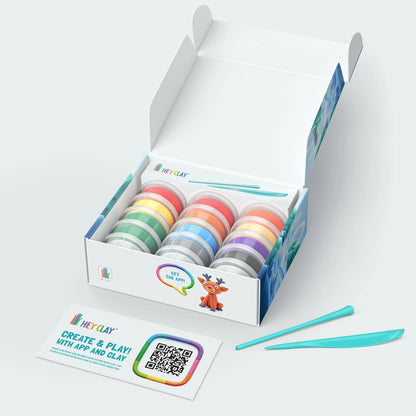 Hey Clay Winter Holidays Set - Best Arts &amp; Crafts for Ages 3 to 11 - US 6010