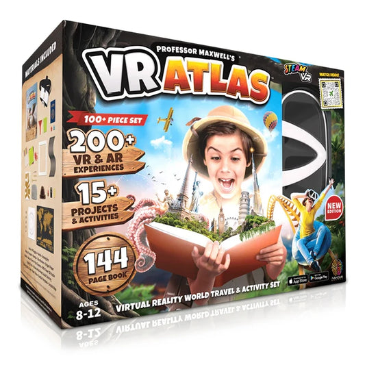 Professor Maxwell's VR Atlas 2.0 - Best Books for Ages 8 to 12 - US 1477