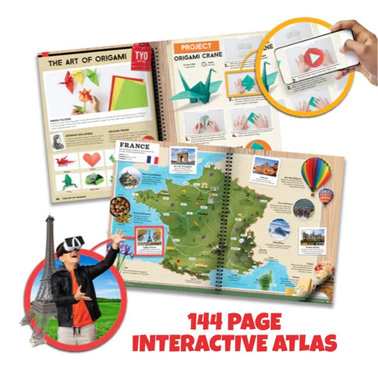 Professor Maxwell's VR Atlas 2.0 - Best Books for Ages 8 to 12 - US 1477
