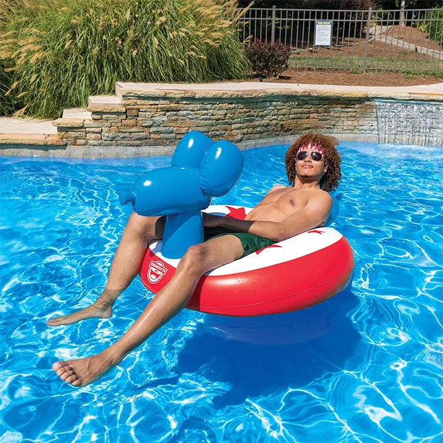 Patriotic Balloon Dog Pool Float - Best Active Play for Ages 8 to 12 - US 5295