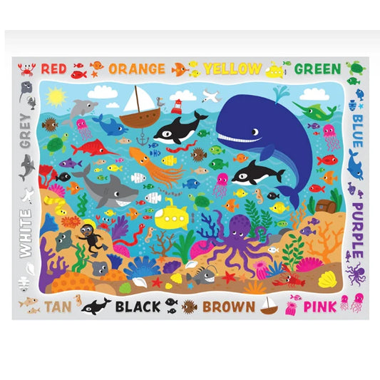 Hide &amp; Seek Colors in the Ocean 48pc Puzzle - Best Puzzles for Babies - US 9124