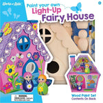 Works of Ahhh Paint Your Own Light-Up Fairy House - US 8584