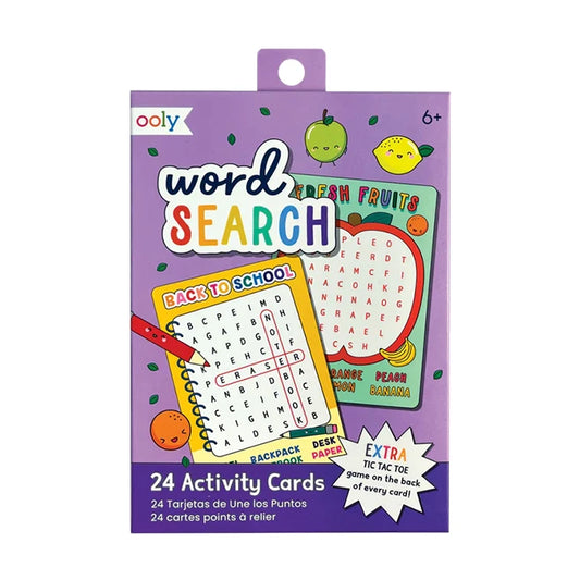 Word Search Activity Cards - Best Brainteasers for Ages 6 to 11 - US 4082