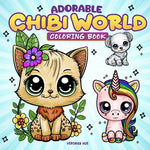 Adorable Chibi World Coloring Book - Best for Ages 6 to 10 - US 0329