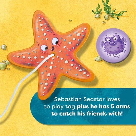 Sebastian Sea Star Game - Best Early Learning Toys for Ages 3 to 6 - US 3385