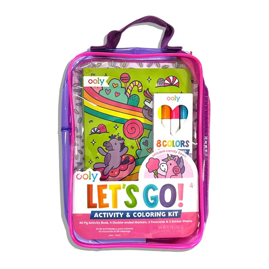 Let's Go! Unicorn Candy Town Activity &amp; Coloring Kit - US 4440