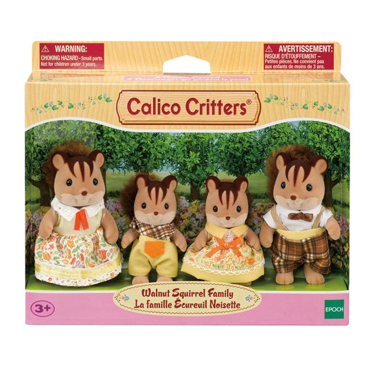 Calico Critters - Walnut Squirrel Family - Best for Ages 3 to 9 - US 6843