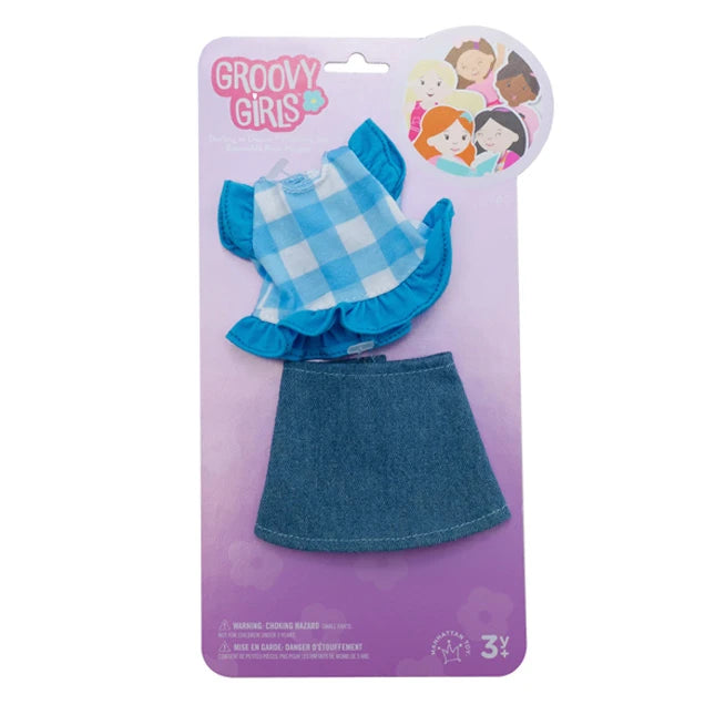 Groovy Girls Clothes - Darling in Denim - Best for Ages 3 to 8 - US 9859