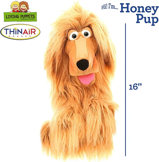 Living Puppets 16 inch - Honey Pup - Best Plush for Ages 3 to 8 - US 8304