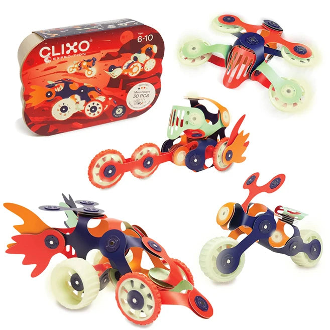 Clixo Mars Rover - Best Building &amp; Construction for Ages 6 to 10 - US 0933