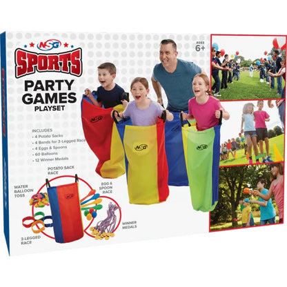 NSG Party Games Playset Outdoor Games - 16 pc - Best for Ages 6 to 12 - US 8668
