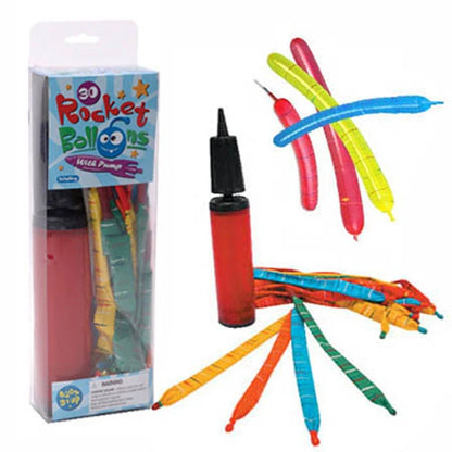 Rocket Balloon with Pump - Best Active Play for Ages 4 to 9 - US 6333