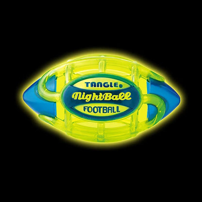 NightBall Matrix Football Large - Green/Blue - Best for Ages 5 to 12 - US 4804