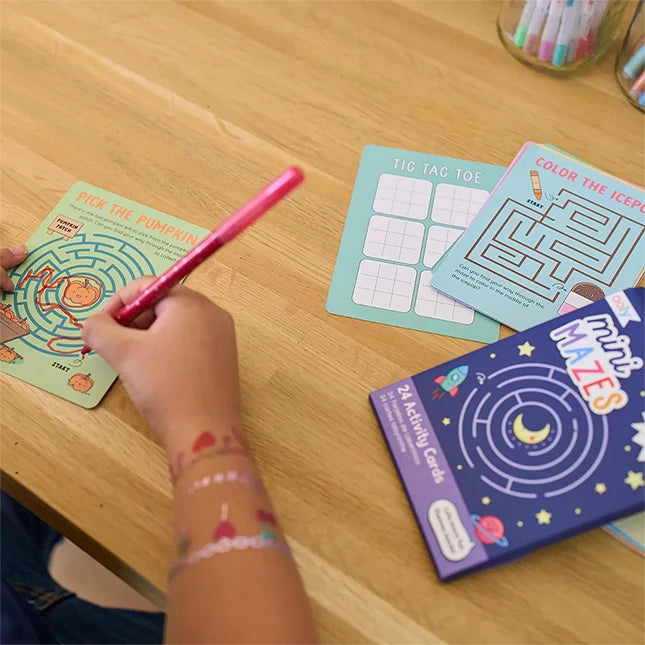 Mini Mazes Activity Cards - Best Brainteasers for Ages 4 to 8 - US 7856