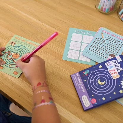 Mini Mazes Activity Cards - Best Brainteasers for Ages 4 to 8 - US 7856