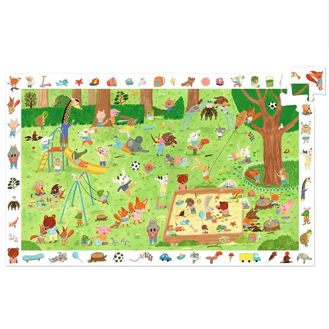 Little Friends Garden 35pc Observation Puzzle + Poster - US 0337