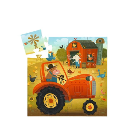 Tractor Mini Puzzle - 16 pc - Best for Ages 3 to 6 - US 6365