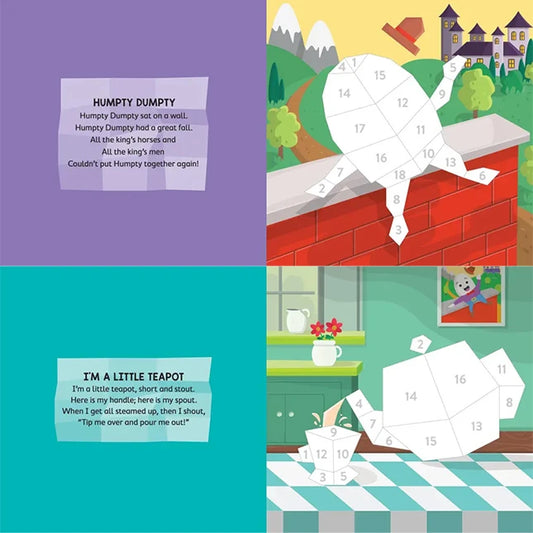 My First Paint By Sticker - Nursery Rhymes - Best for Ages 3 to 6 - US 1681