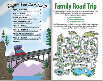 Super Fun Road Trip Activities for Kids - Best Books for Ages 5 to 9 - US 9206