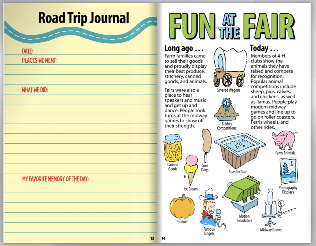 Super Fun Road Trip Activities for Kids - Best Books for Ages 5 to 9 - US 9206