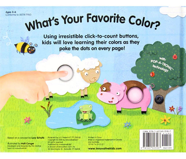 Poke-A-Dot What's Your Favorite Color? - Best Books for Ages 3 to 4 - US 8515