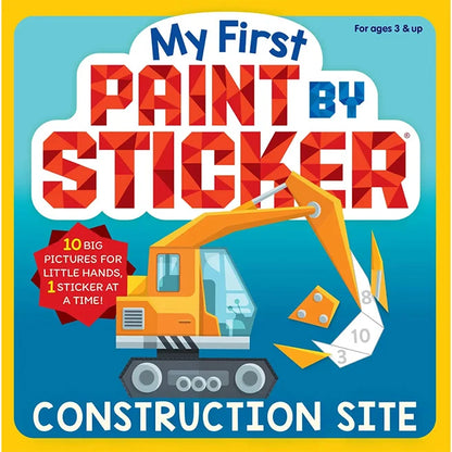 My First Paint By Sticker - Construction Site - Best for Ages 3 to 6 - US 2202