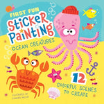 First Fun Sticker Painting - Ocean Creatures - Best for Ages 4 to 8 - US 8107