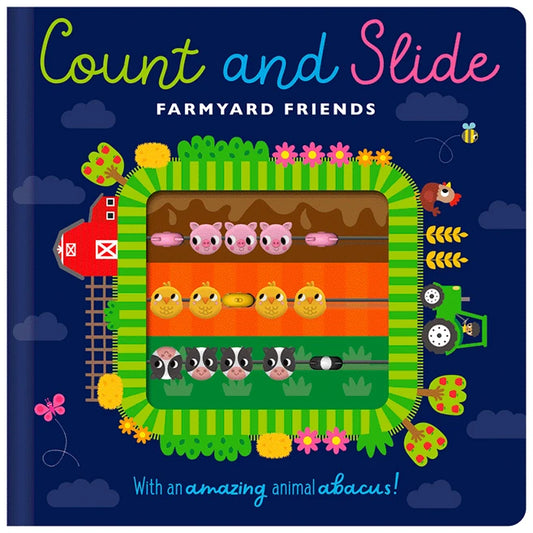 Count and Slide - Farmyard Friends - Best Books for Ages 3 to 5 - US 1795