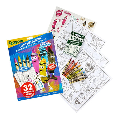 Crayola Coloring &amp; Sticker Activity Set 2 - Best for Ages 3 to 9 - US 9480