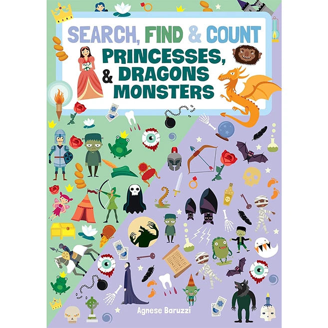 Search, Find &amp; Count - Princesses, Dragons &amp; Monsters - US 1133