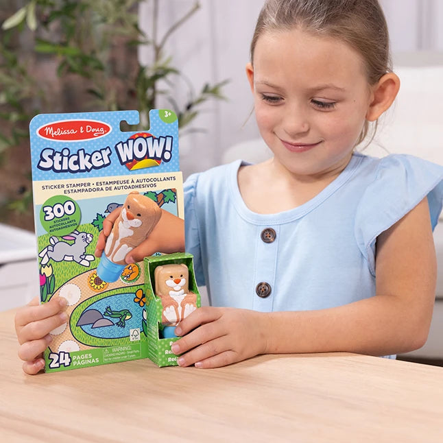 Sticker WOW! Activity Pad &amp; Sticker Stamper - Bunny - US 0995