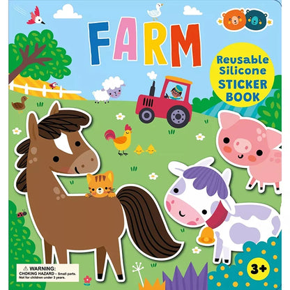 Silicone Sticker Book - Farm - Best Arts &amp; Crafts for Ages 3 to 7 - US 3521