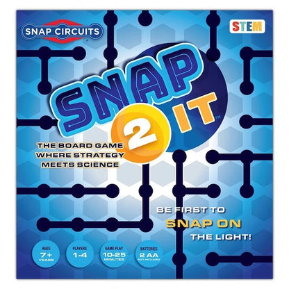 Snap Circuits Snap-2-It Board Game - Best Games for Ages 7 to 12 - US 3472