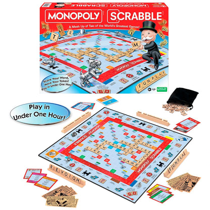 Monopoly Scrabble - Best Games for Ages 8 to 12 - Fat Brain Toys - US 9021