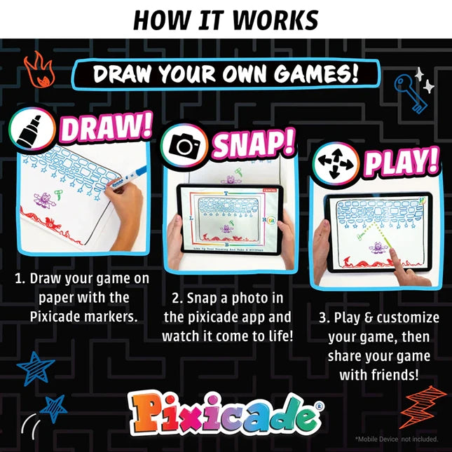 Pixicade - Best Arts &amp; Crafts for Ages 6 to 12 - Fat Brain Toys - US 9856