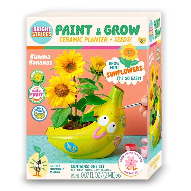 Paint &amp; Grow - Banana - Best Arts &amp; Crafts for Ages 8 to 12 - US 4489