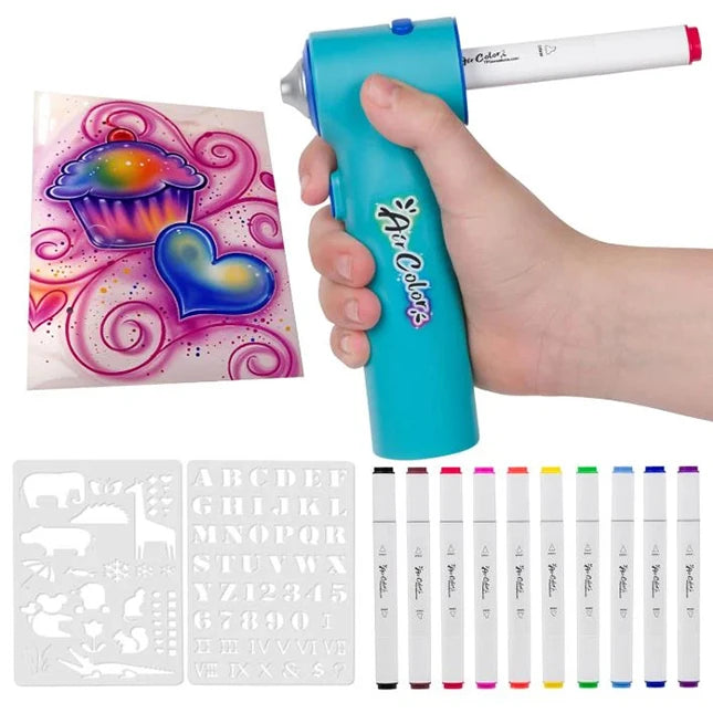Aircolor Airbrush Kit - - Fat Brain Toys - US 0209