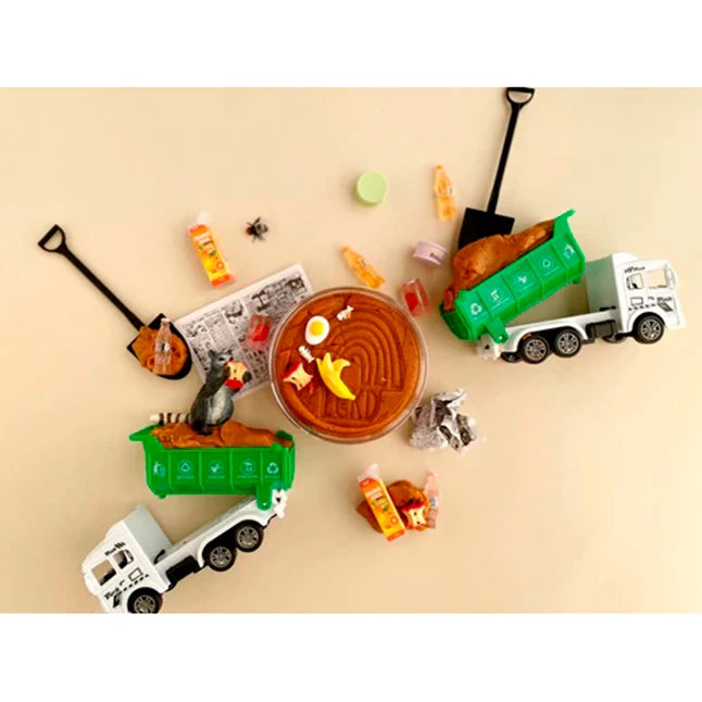 Garbage KidDough Play Kit - - Fat Brain Toys - US 9175
