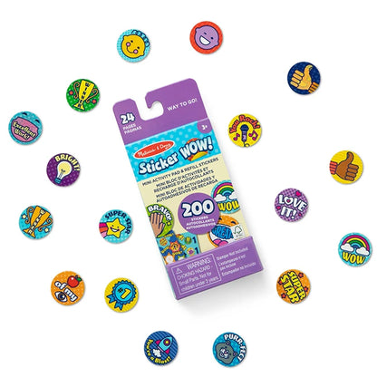Sticker WOW! Mini Activity Pad with Refill Stickers - Rewards - - US 7144