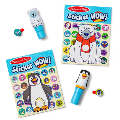 Sticker WOW! Activity Pad &amp; Sticker Stamper Value Pack - Winter - - US 9725