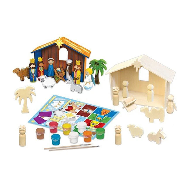 Works of Ahhh Nativity Paint Kit - Best Arts &amp; Crafts for Ages 6 to 9 - US 1861